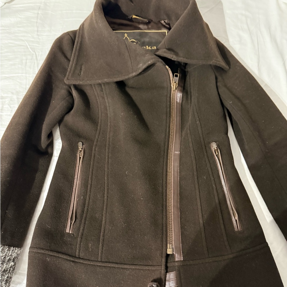 Mackage Dark Brown Utility Jacket